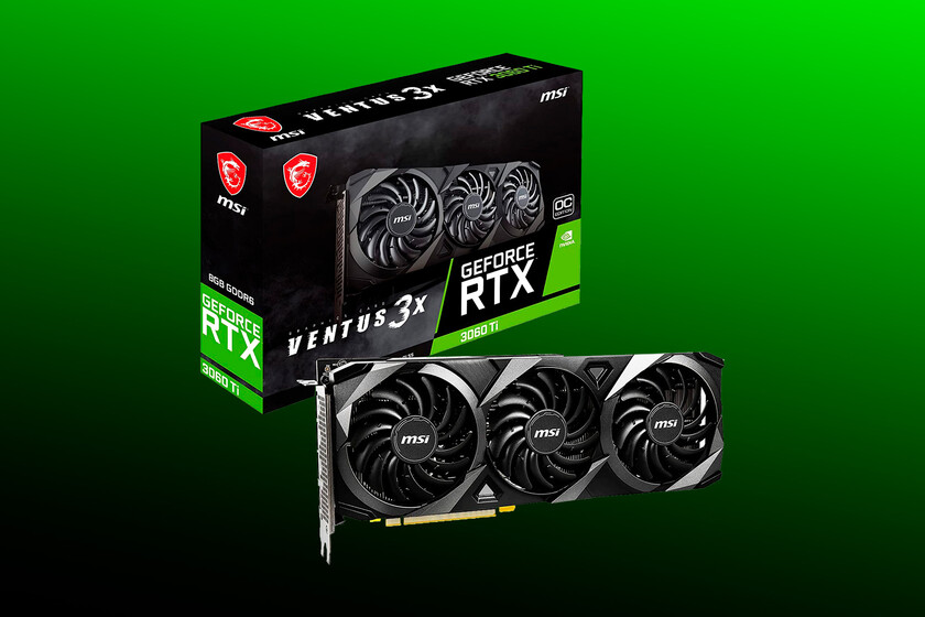 Ti Ventus 3x 3060 Ti De MSI GeForce RTX 3060 Ti VENTUS 3X OC LHR 8GB