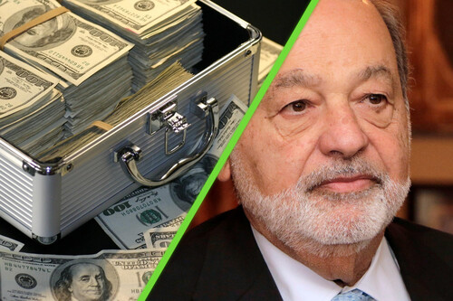La fortuna de Carlos Slim es tan grande que ni juntando a las otras nueve personas más ricas de México se acercan a él