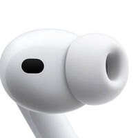 Audífonos con cancelación de ruido y audio espacial. Pueden traducir de inglés a español en tiempo real 