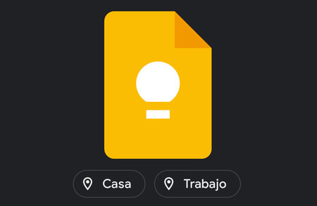 Google Keep añade los accesos directos 'Casa' y 'Trabajo' para programar tus recordatorios