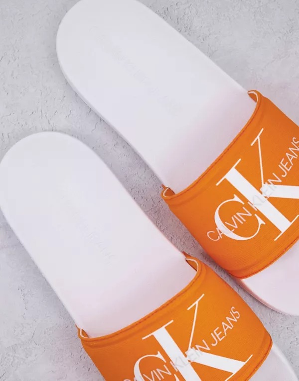 Sandalias en naranja Viggo de Calvin Klein