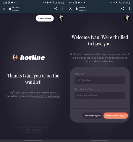 Facebook Hotline
