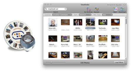 Viewfinder, un buscador de Flickr en tu escritorio