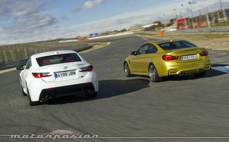 BMW M4 vs Lexus RC F Motorpasion 12 1000