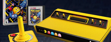 La consola retro de Atari, renovada y de oferta. Incluye dos juegos de PAC-MAN y es compatible con los cartuchos originales 