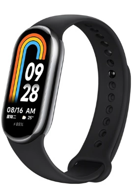 Xiaomi Smart Band 8 ブラック/ホワイト アクティビティ ブレスレット