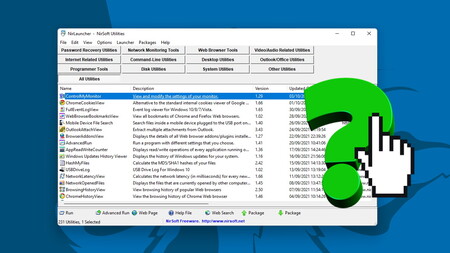 NirLauncher, un lanzador de cientos de aplicaciones portátiles con las que administrar nuestro sistema Windows
