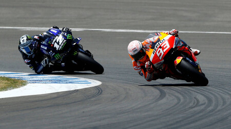 Marc Márquez critica la no sanción a los pilotos de Yamaha: "Resulta que no nos beneficiamos de ventajas mecánicas"