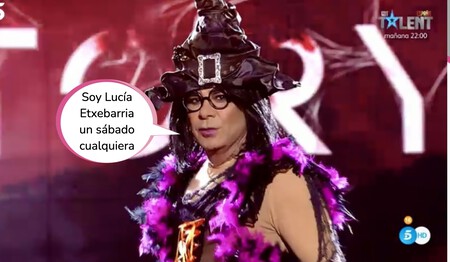 Jorge Javier Vázquez ASUSTA disfrazado de bruja en 'Secret Story': con vestido, el morro pintado y tacones de anciana