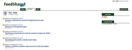 FeedShared, servicio de lifestreaming en español