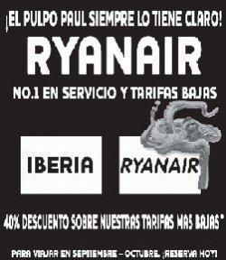 Ryanair sigue con su publicidad creativa