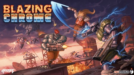 Blazing Chrome, el run and gun y sucesor espiritual de Contra, nos muestra a sus jefes finales con este épico adelanto