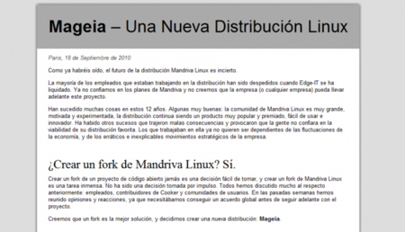 Mageia, nace un fork de Mandriva Linux