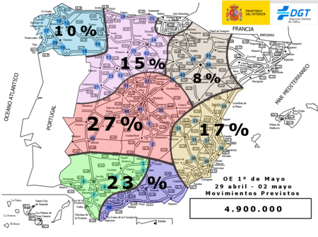 La DGT te informa y trabaja por tu seguridad: así es el dispositivo de Tráfico para este puente