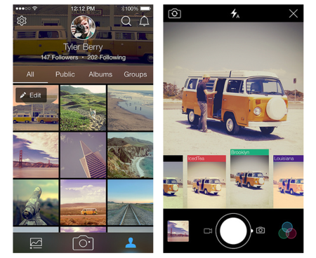 Flickr apuesta por parecerse a Instagram con su nueva app para móviles