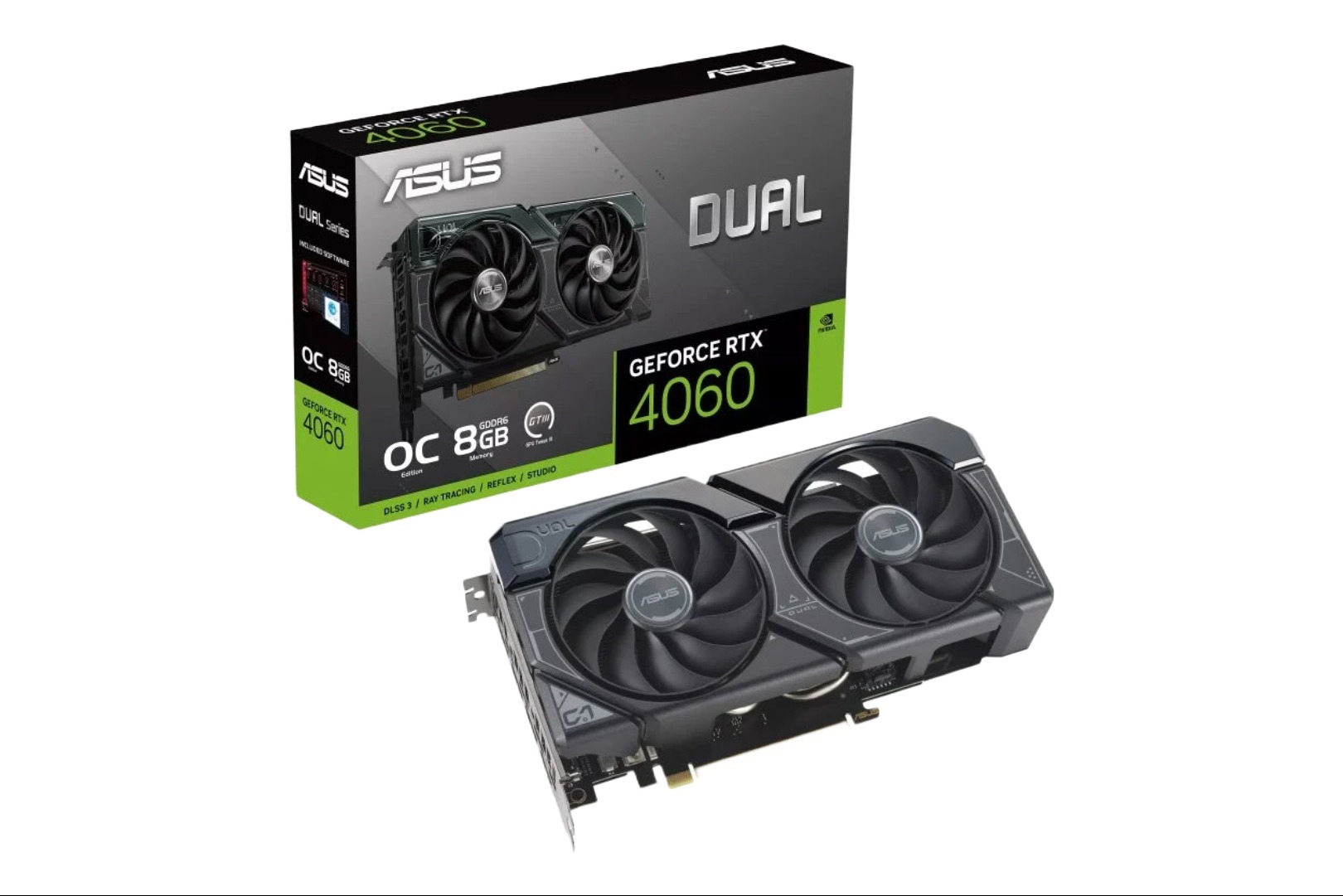 ASUS Dual GeForce RTX 4060 OC Edition 8GB GDDR6 DLSS3
