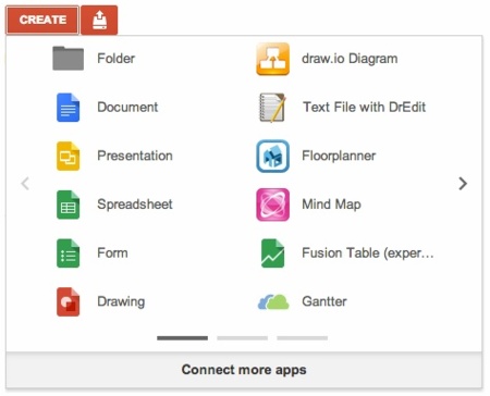 Google Drive enriquece sus posibilidades integrando complementos de terceros en su menú principal