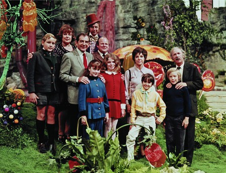 El reparto de la película original, con Ostrum abajo a la derecha | Imagen: IMDB