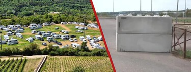 Más de 100 caravanas ocuparon un campo deportivo en Francia y el pueblo respondió con hormigón: “Había suciedad por todas partes”