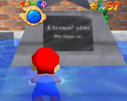 Super Mario 64 Placa Super Mario 64 Placa