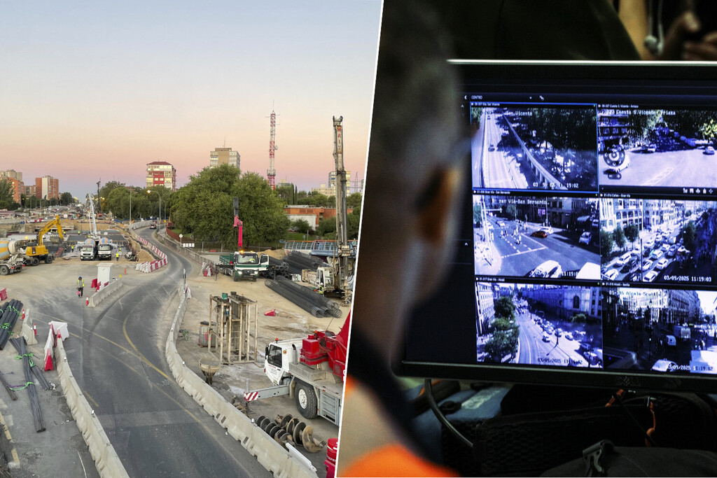Cruzar a pie las obras de la A-5 se ha convertido en un deporte de riesgo. La solución del Ayuntamiento de Madrid: IA 