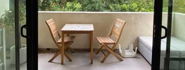 Los dueños de esta terraza abandonada le dieron un vuelco radical: "Pese al reducido tamaño creamos una zona de estar, otra de comedor y una zona de bar"