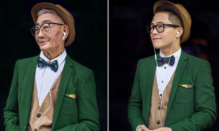 En China un nieto convierte en icono de moda a su abuelo un granjero de 85 años
