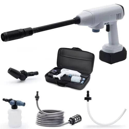 iOCHOW Hidrolimpiadora De Alta Presion: Poderoso Flujo 725PSI con Batería Impermeable