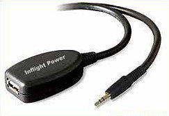 Dispositivo para tomar energía de la salida de audio del avión
