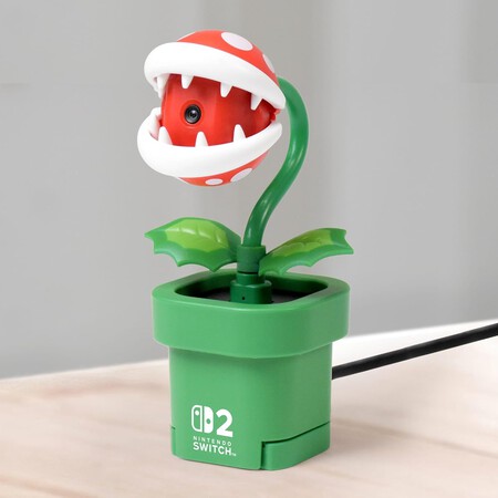 Nintendo Switch 2 Cámara planta piraña