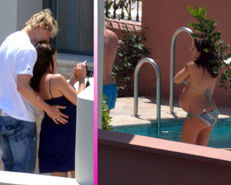 Olalla Domínguez muestra barriga junto a Fernando Torres