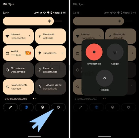 Android 12 シャットダウン