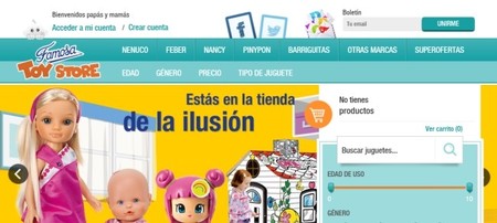 La juguetera ´Famosa` abre tienda online con outlet incluido