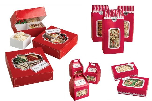 Cajas para galletas Holiday de Wilton