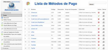 Virtuemart pagos