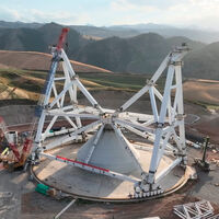 China tendrá un radiotelescopio de 110 metros con precisión extrema: podrá apuntar al equivalente de una pelota a 3,3 km 