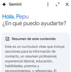 Gemini Google Docs