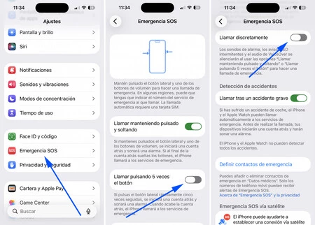 Llamada Emergencia Ios