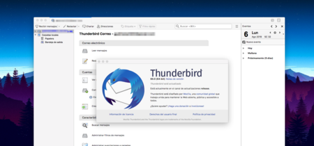 Llega Thunderbird 60, con nuevo diseño y calendario, WebExtensions y una gigantesca lista de cambios
