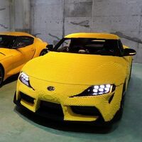 Toyota y LEGO crean un Supra de más de 480 mil piezas para conmemorar su aniversario