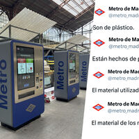 "Es plástico, un saludo": Metro de Madrid se ha gastado una millonada en máquinas avanzadas para cubrirlas como chozas