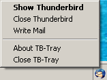 Minimiza thunderbird con Thunderbird-Tray
