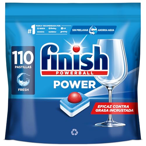 Finish Powerball Power All in 1 - 110 Pastillas para el lavavajillas