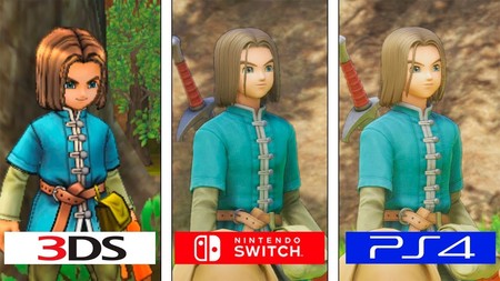 Dragon Quest XI luce fetén en Switch comparado con las versiones de PS4 y 3DS