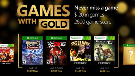 Aquí tienes los juegos del Games with Gold de agosto