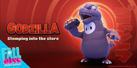 El mismísimo Godzilla se convertirá en noviembre, por un tiempo muy limitado, en uno de los mejores disfraces de Fall Guys