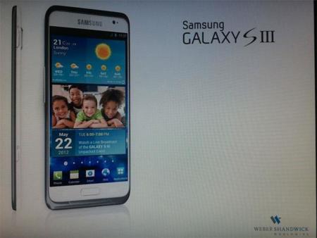 ¿Es este el Galaxy SIII, ya con fecha de salida?