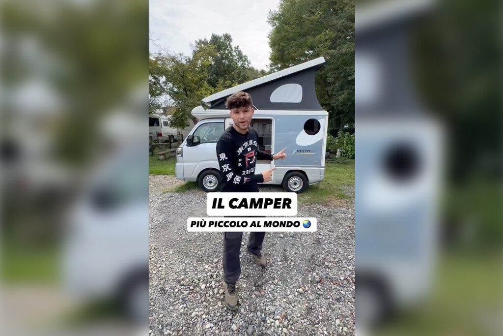 He encontrado la autocaravana más diminuta del mundo: es casi como un Smart Fortwo y pueden dormir hasta cuatro personas dentro 