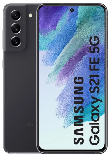 モバイル - Samsung Galaxy S21 FE 5G NEW、グラファイト、256 GB、8 GB RAM、6.4 インチ フル HD+、Qualcomm Snapdragon 888、4500 mAh、Android 12。