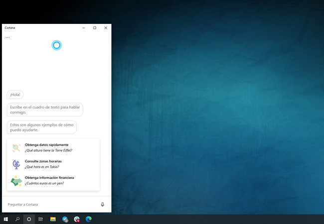 Borrar Cortana Windows 10
